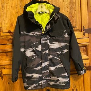 Under Armour snow jacket and snow pants.